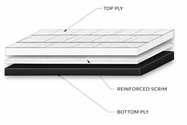 Flat Roof Illustration