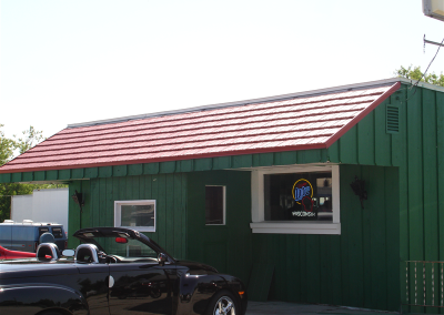 Red Rustic Shingle Roof, Two Rivers, WI