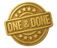 One and Done Logo